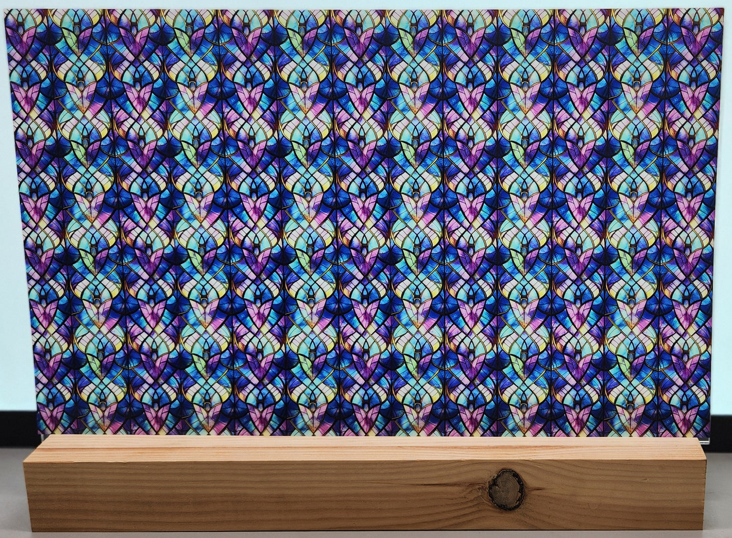 DecoCraft - Elevated Textures - Realistic Stained Glass - Jewel Mermaid V