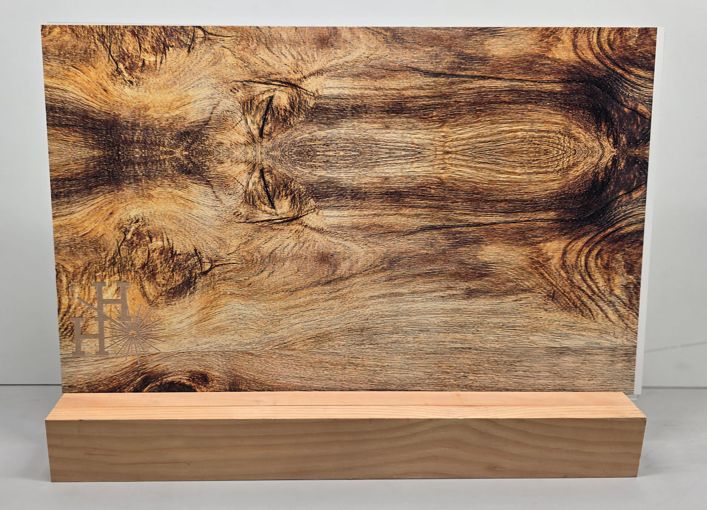 1/8" - Faux-Real Clear Coated Wood - Rustic - 11.75" x 19"