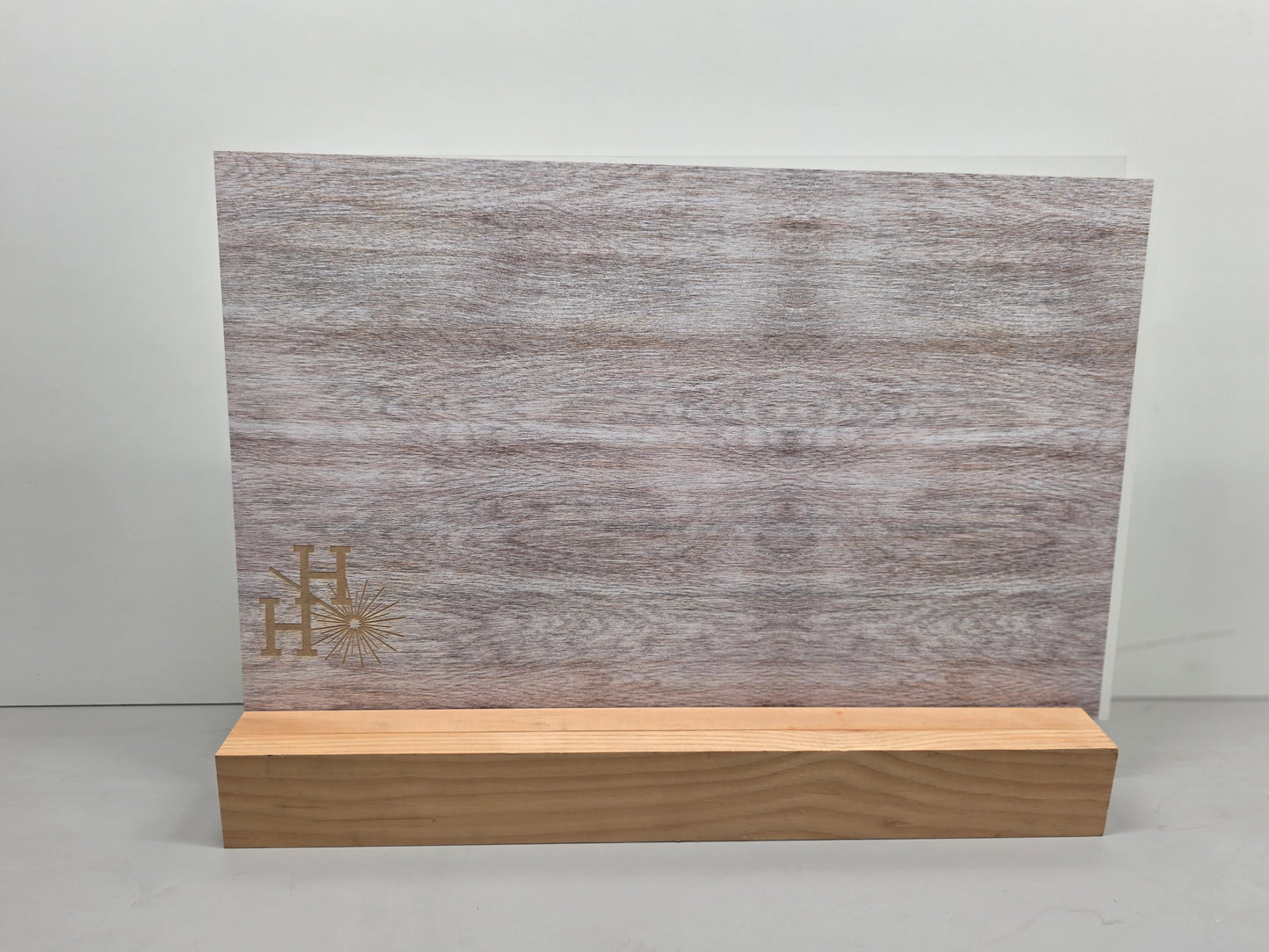 1/8" - Faux-Real Clear Coated Wood - Weathered Gray - 11.75" x 19"