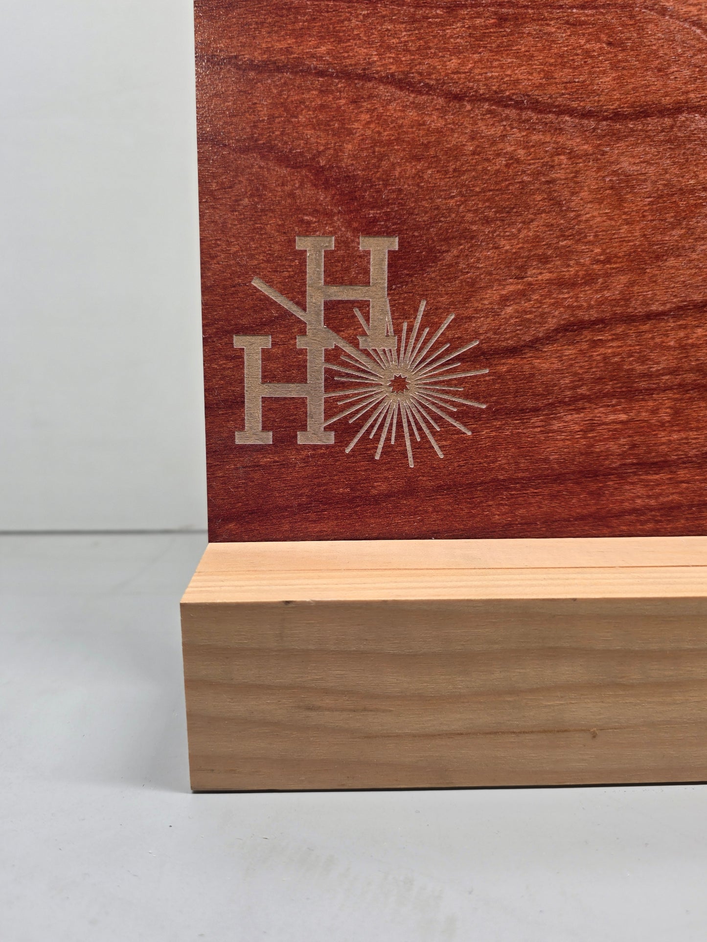 1/8" - Faux-Real Clear Coated Wood - Cherry - 11.75" x 19"