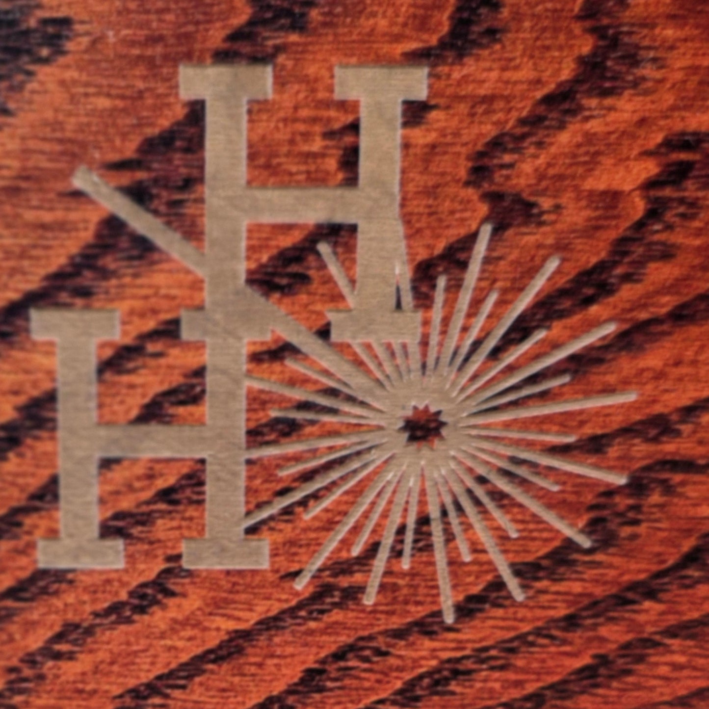 1/8" - Faux-Real Clear Coated Wood - Dark Oak - 11.75" x 19"