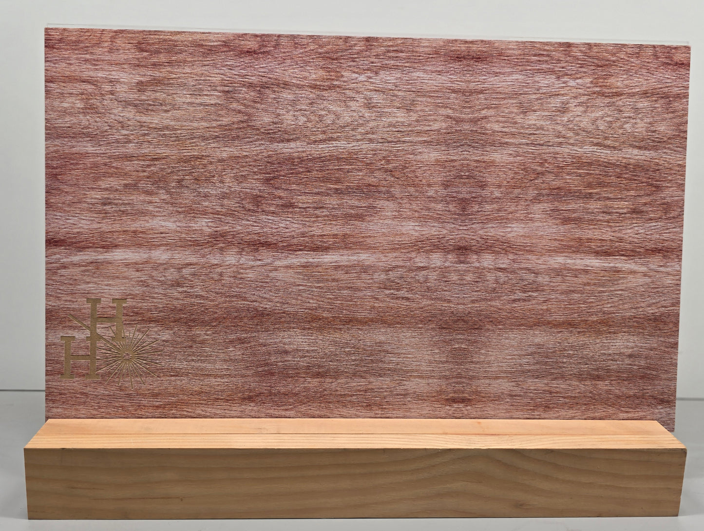 1/8" - Faux-Real Clear Coated Wood - Light Cinnamon - 11.75" x 19"