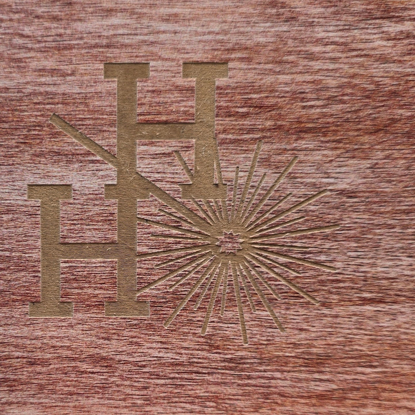 1/8" - Faux-Real Clear Coated Wood - Light Cinnamon - 11.75" x 19"