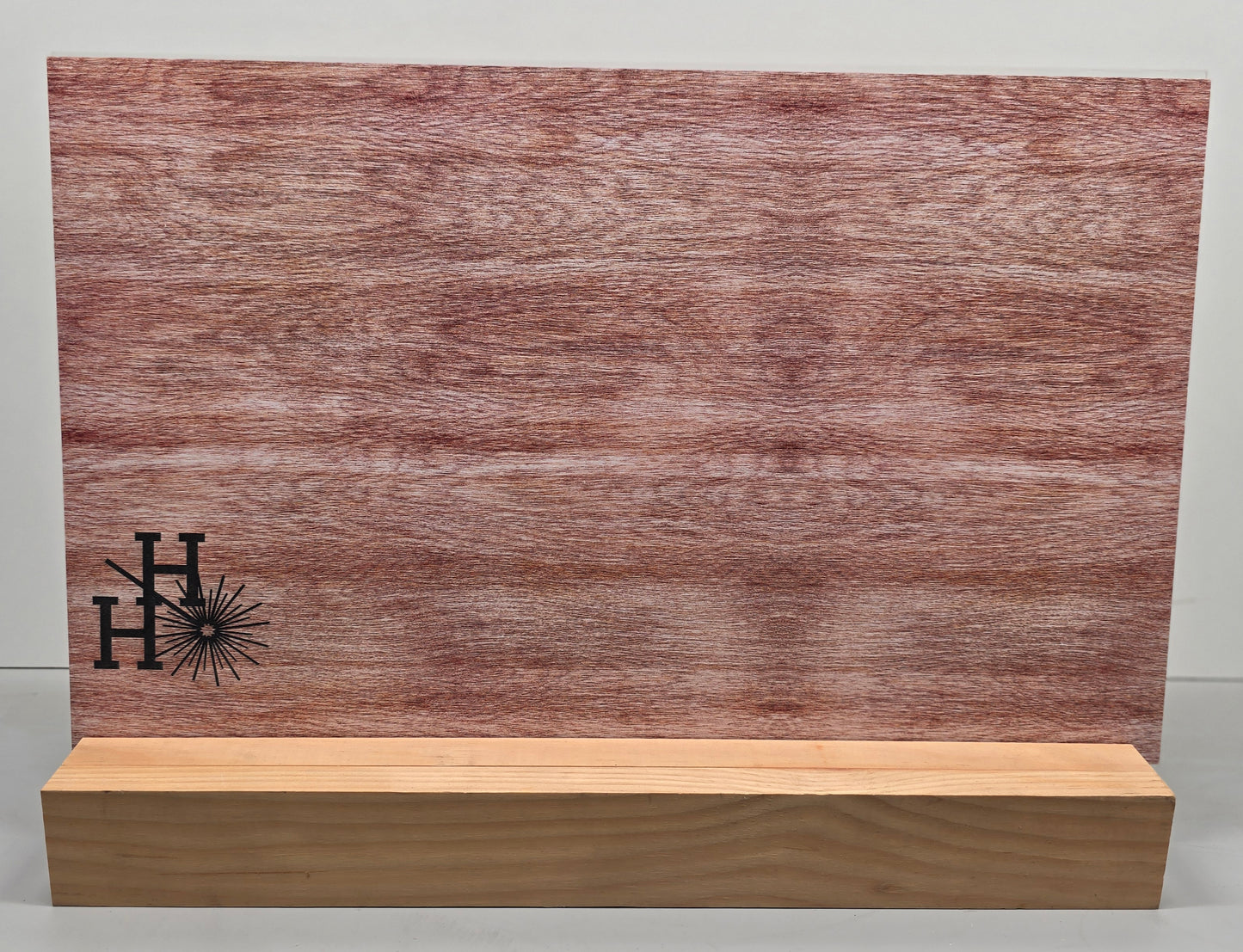 1/8" - Faux-Real Clear Coated Wood - Light Cinnamon - 11.75" x 19"