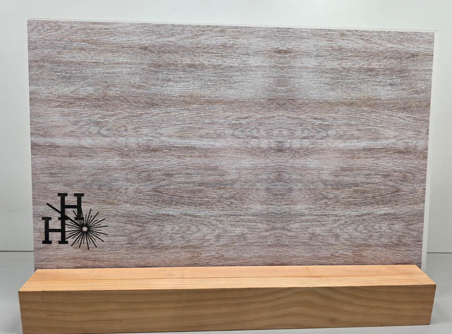 1/8" - Faux-Real Clear Coated Wood - Weathered Gray - 11.75" x 19"