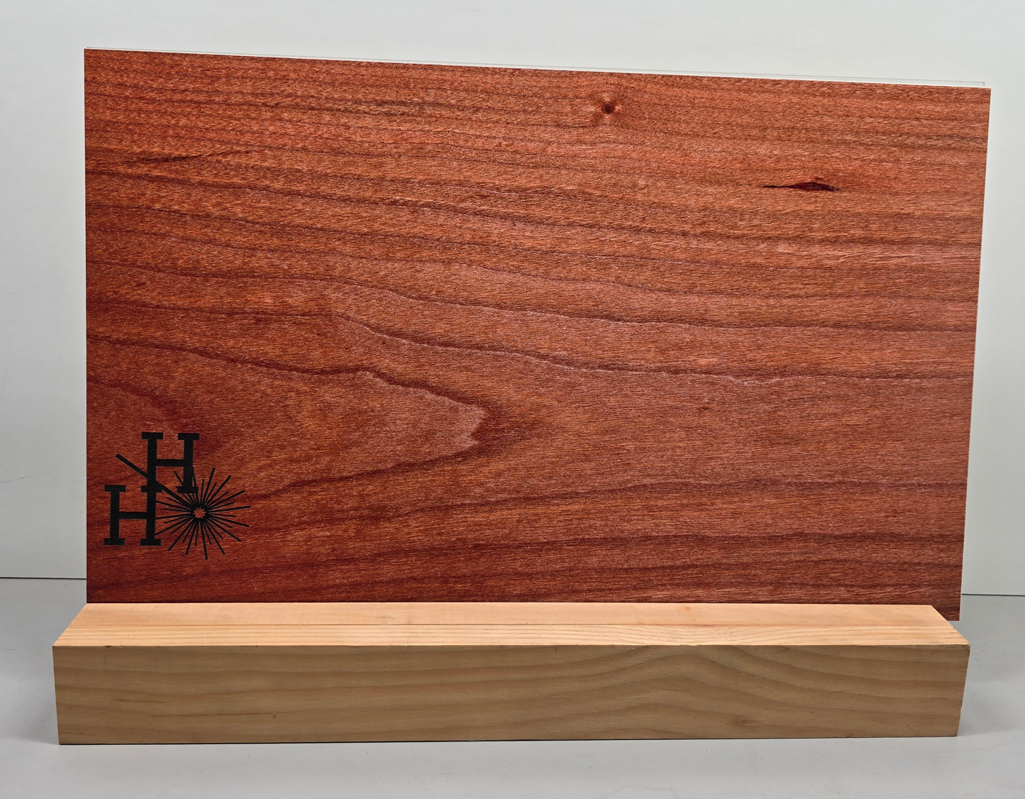 1/8" - Faux-Real Clear Coated Wood - Cherry - 11.75" x 19"