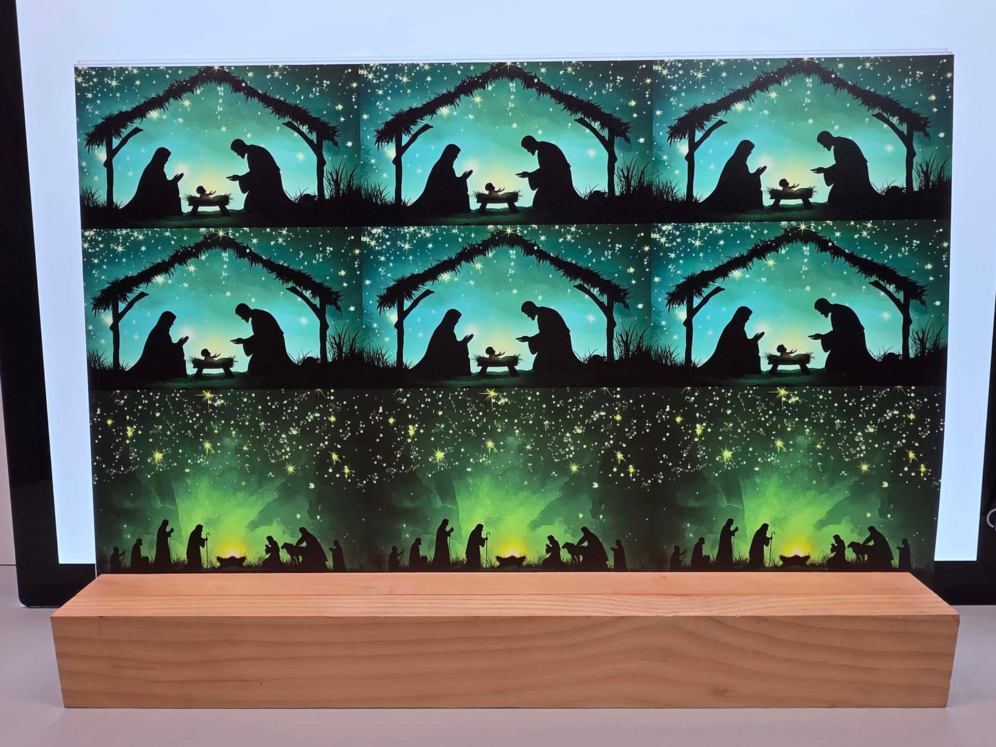 DecoCraft - Christmas - Nativity Green