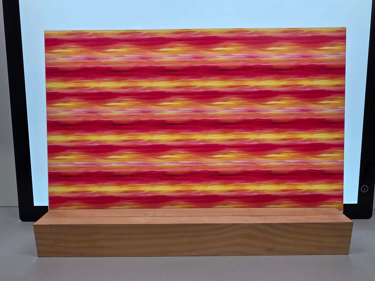 DecoCraft - Skies & Landscapes - Abstract Orange Red Sunset