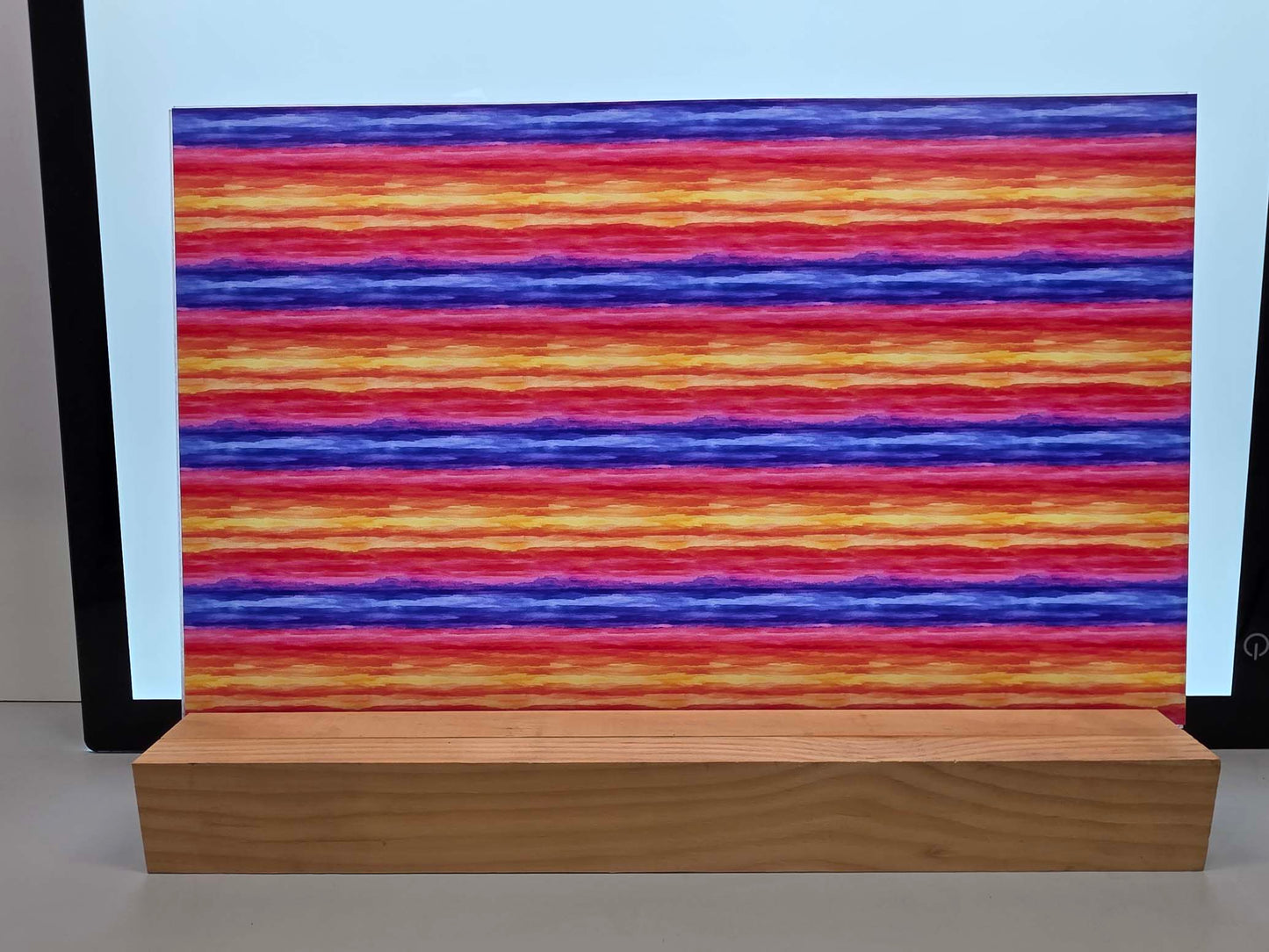 DecoCraft - Skies & Landscapes - Abstract Orange, Red, & Blue Sunset