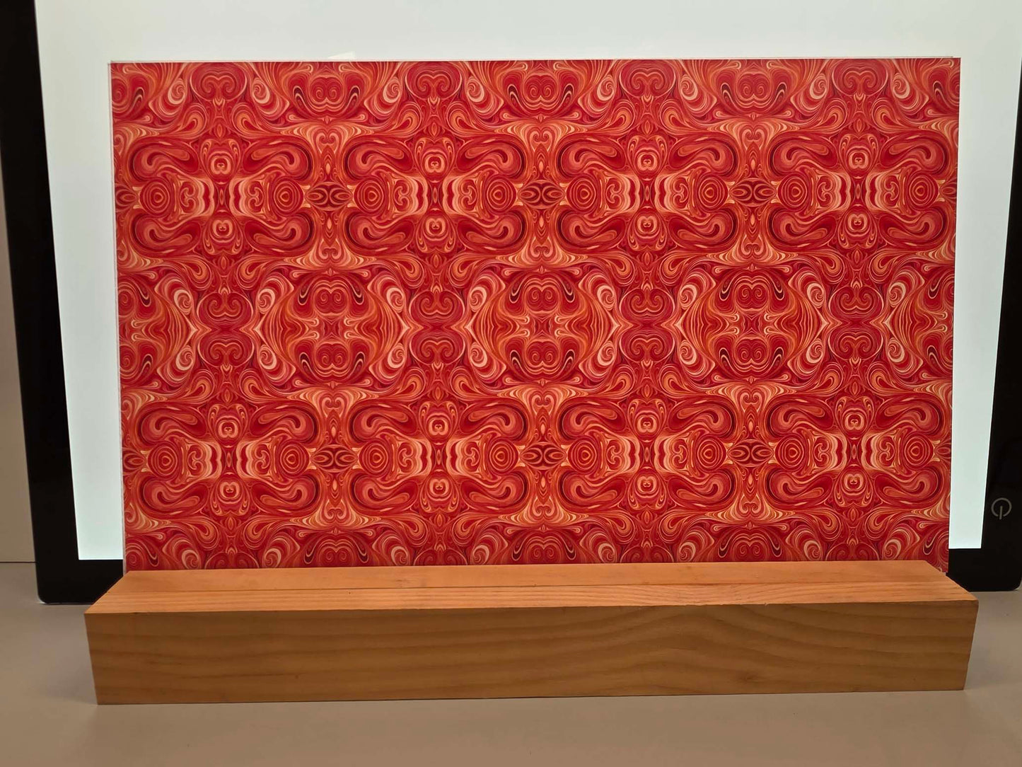 DecoCraft - Swirls - Abstract Swirls Red