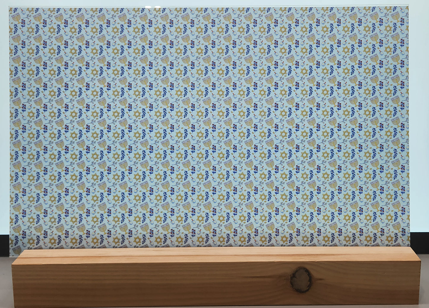 DecoCraft - Cherokee Rose - Style Sheet - Hanukkah Blue & Gold