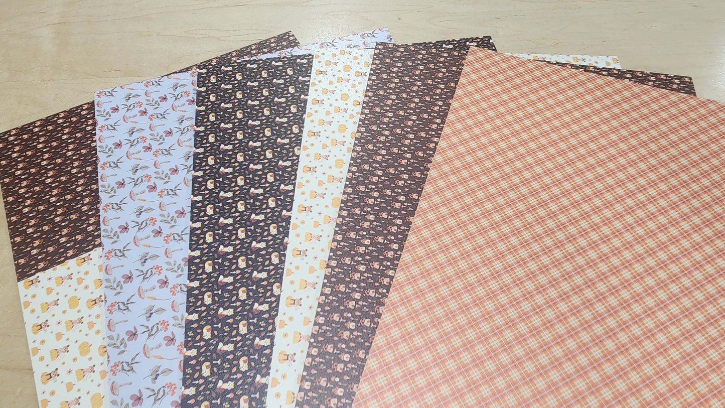 DecoCraft - Office Clean Out - 1/8" Single-Sided MDF - Fall - 6 Sheets (FL-4)