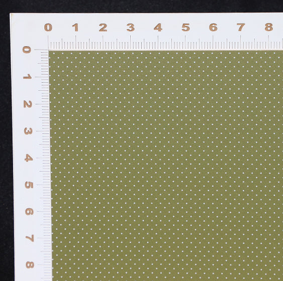 DecoCraft - Polka Dots - Olive Green