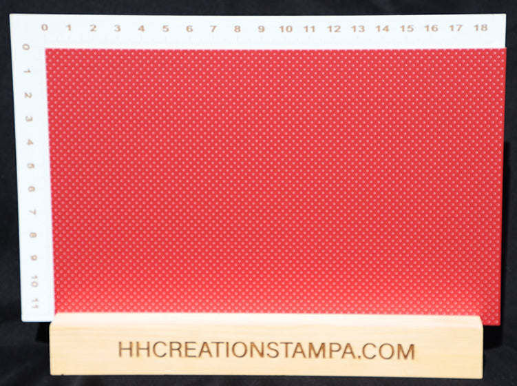 DecoCraft - Polka Dots - Dark Red