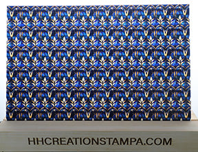 DecoCraft - Stained Glass - Art Deco - Golden Lotus III