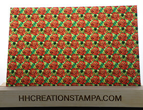 DecoCraft - Stained Glass - Flowers - Red Rose II