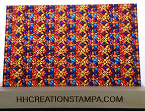 DecoCraft - Elevated Textures - Realistic Stained Glass - Multicolor -Daisy Jewel