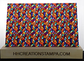 DecoCraft - Stained Glass - Multicolor - Jewel Tones VI