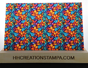 DecoCraft - Elevated Textures - Realistic Stained Glass - Multicolor - Pastel X