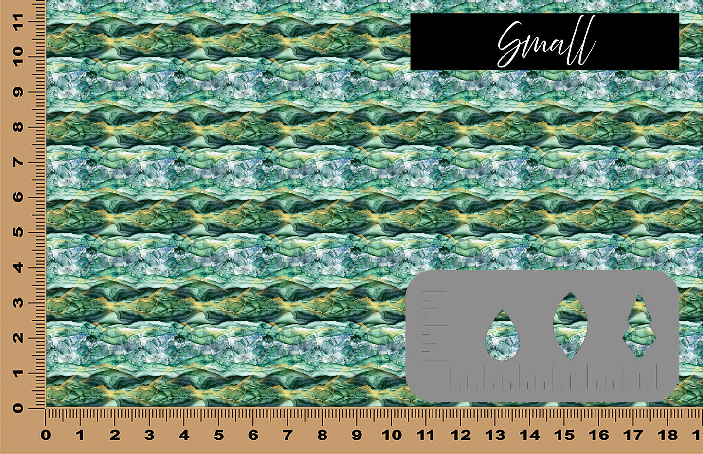 DecoCraft - Abstract - Green Alcohol Ink