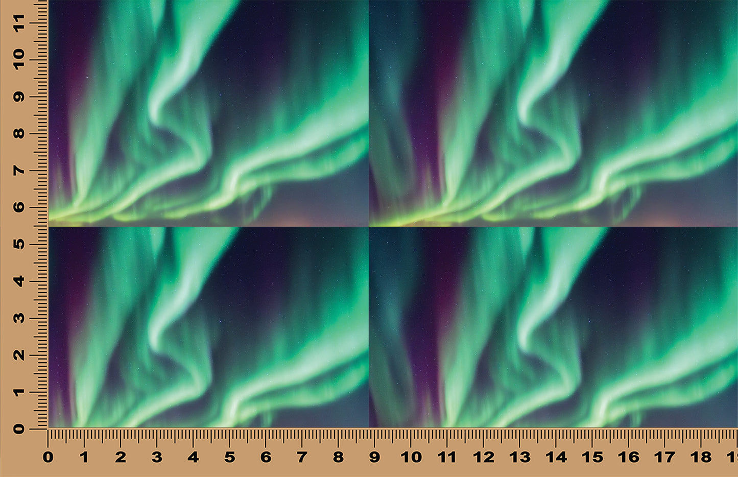 DecoCraft - Landscapes & Skies - Green Northern Lights