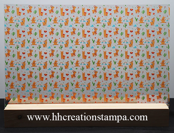 DecoCraft - Fairy Tales - Western Llamas