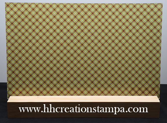 DecoCraft - Plaid - Easter Spring - Green Plaid