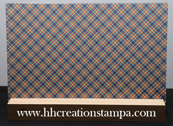 DecoCraft - Plaid - Easter Spring - Pastel Purple