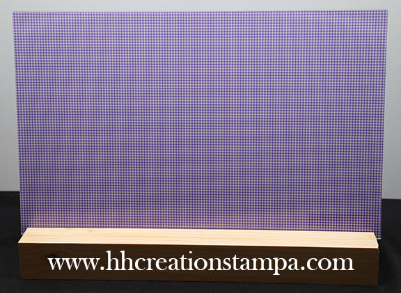 DecoCraft - Plaid - Easter Spring - Purple Gingham