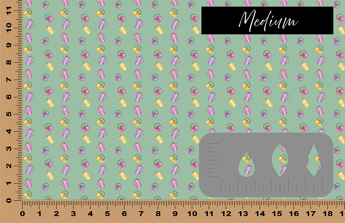 DecoCraft - Spring & Easter - Polka Dot Tea Pots