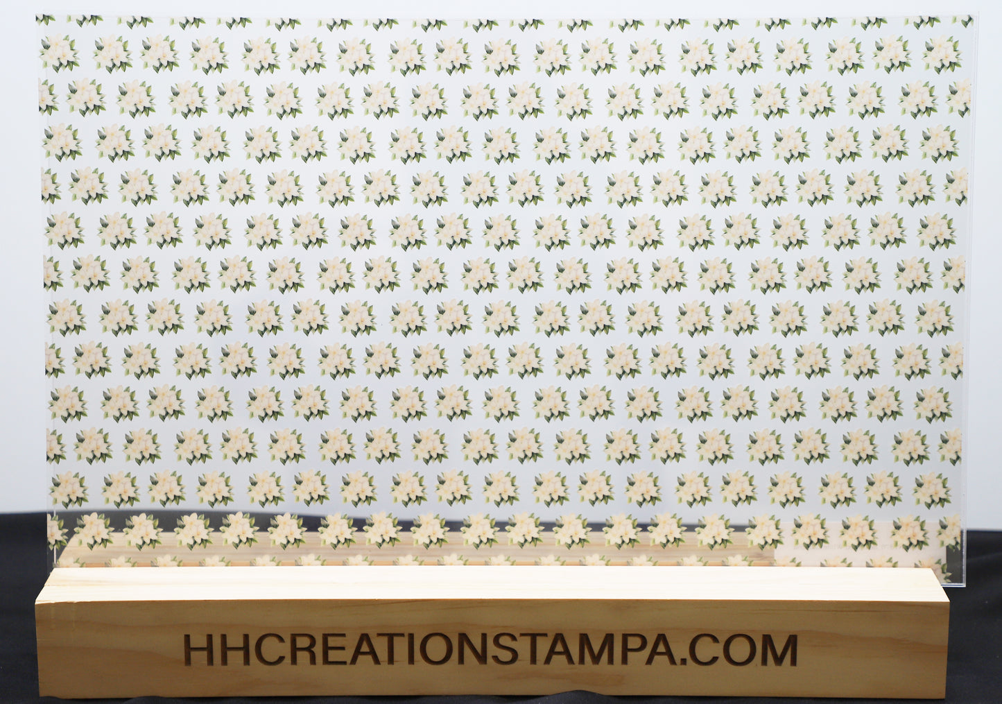 DecoCraft - Flowers & Greenery - White Gardinas