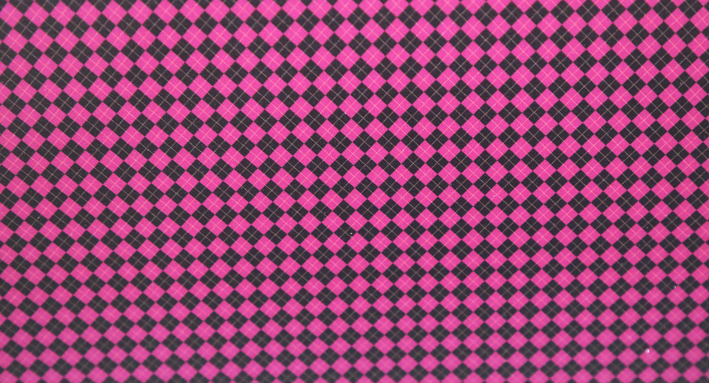 DecoCraft - Halloween - Purple Argyle