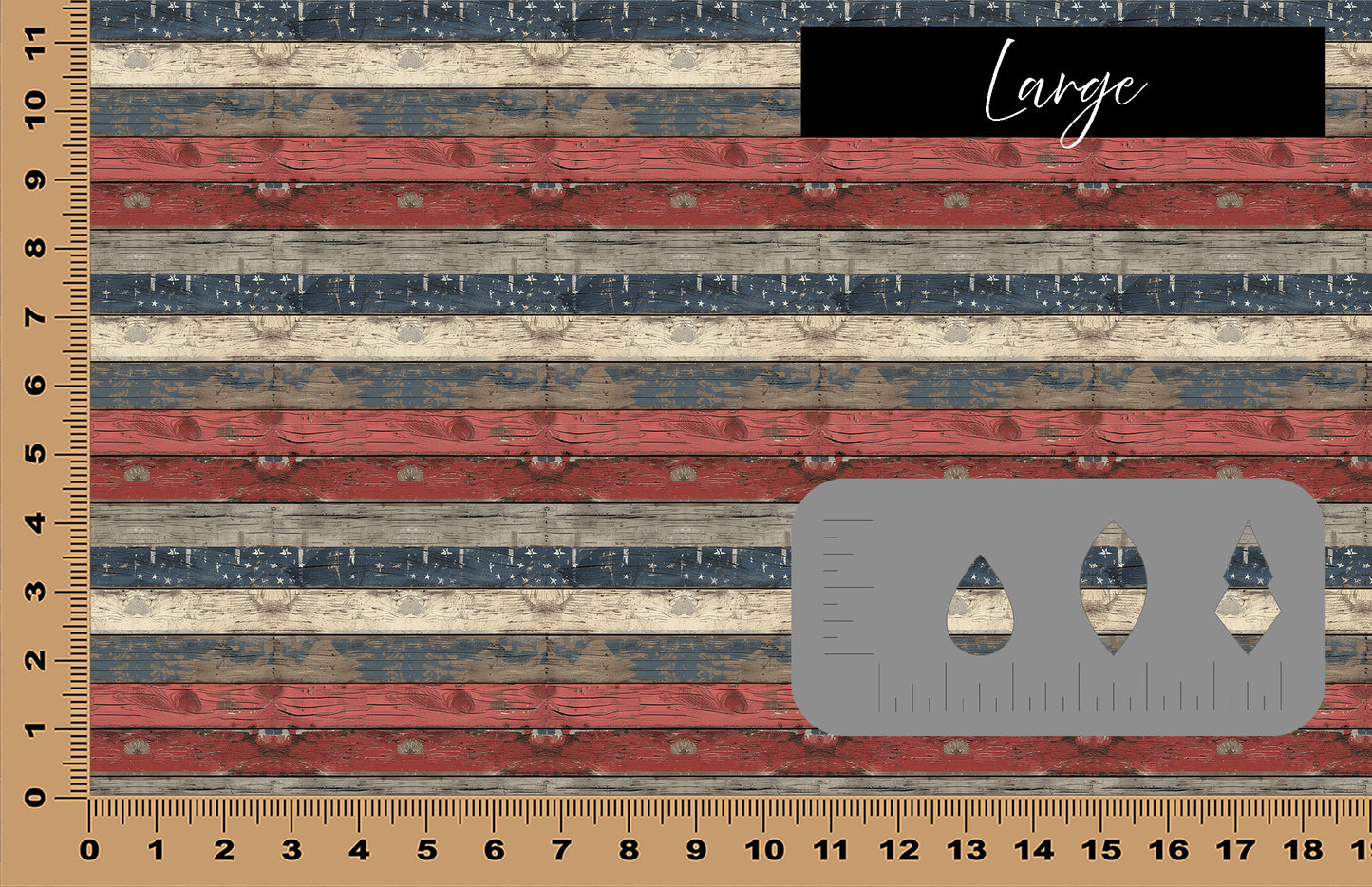 DecoCraft - Americana - Weathered Wood Stripes