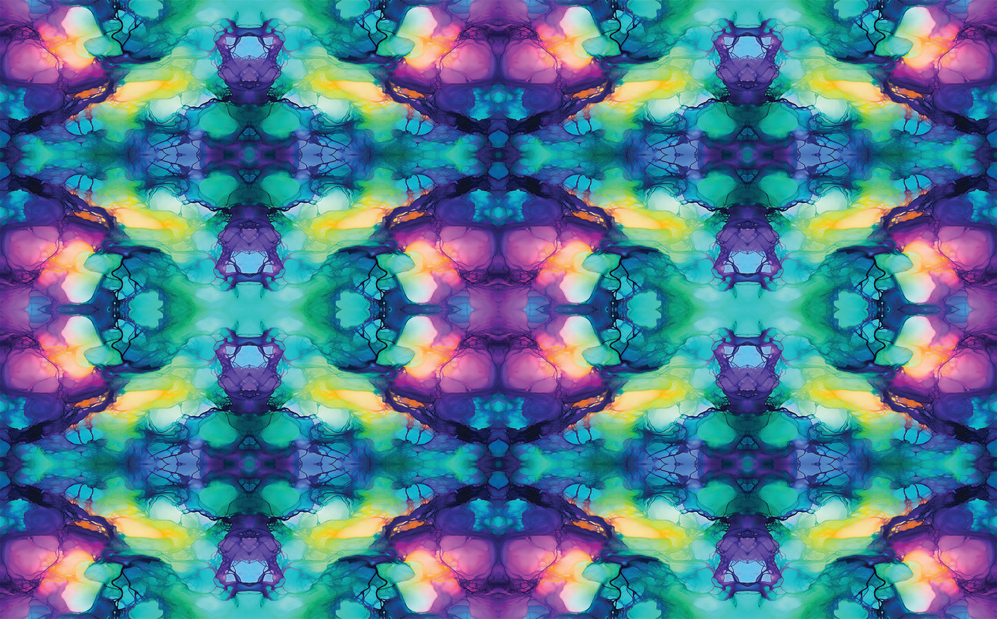 DecoCraft - Abstract - Teal & Purple Psychedelic Alcohol Inks