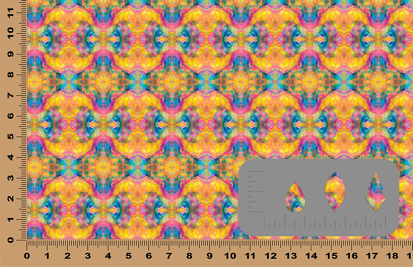 DecoCraft - Abstract - Yellow Psychedelic Alcohol Inks