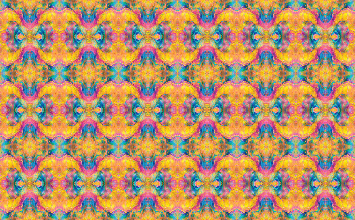 DecoCraft - Abstract - Yellow Psychedelic Alcohol Inks