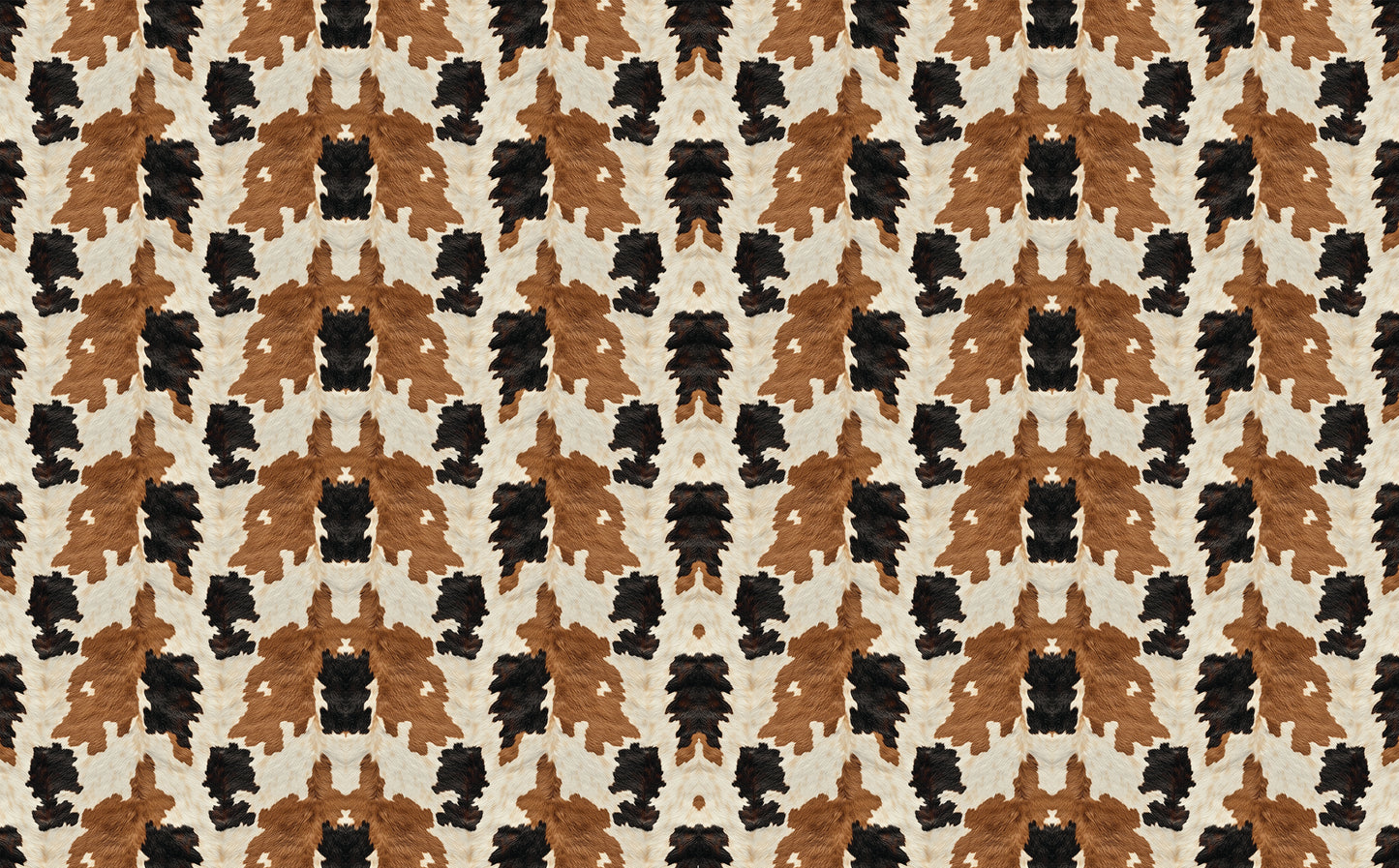 DecoCraft - Animals, Bugs, & Birds - Brown & Cream Cow Hide