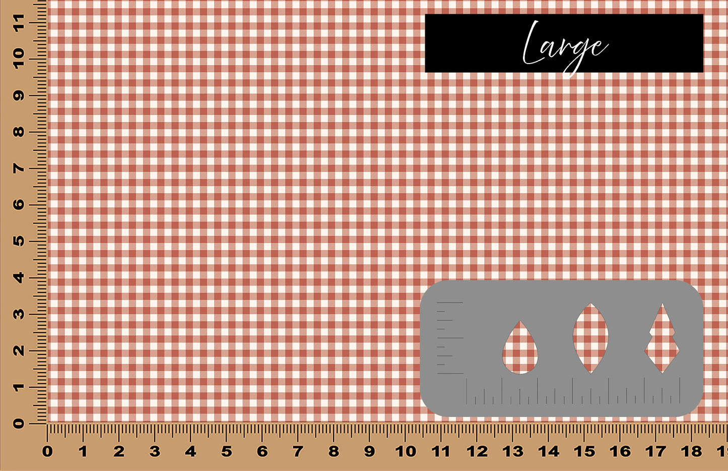 DecoCraft Christmas - Vintage Red Gingham
