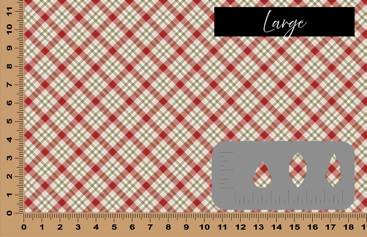 DecoCraft Christmas - Vintage Plaid III