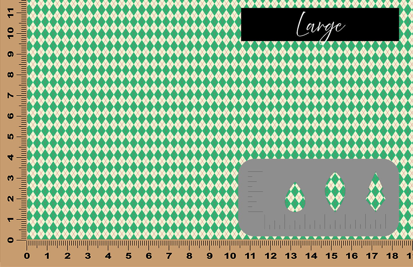 DecoCraft Christmas - Vintage Argyle III