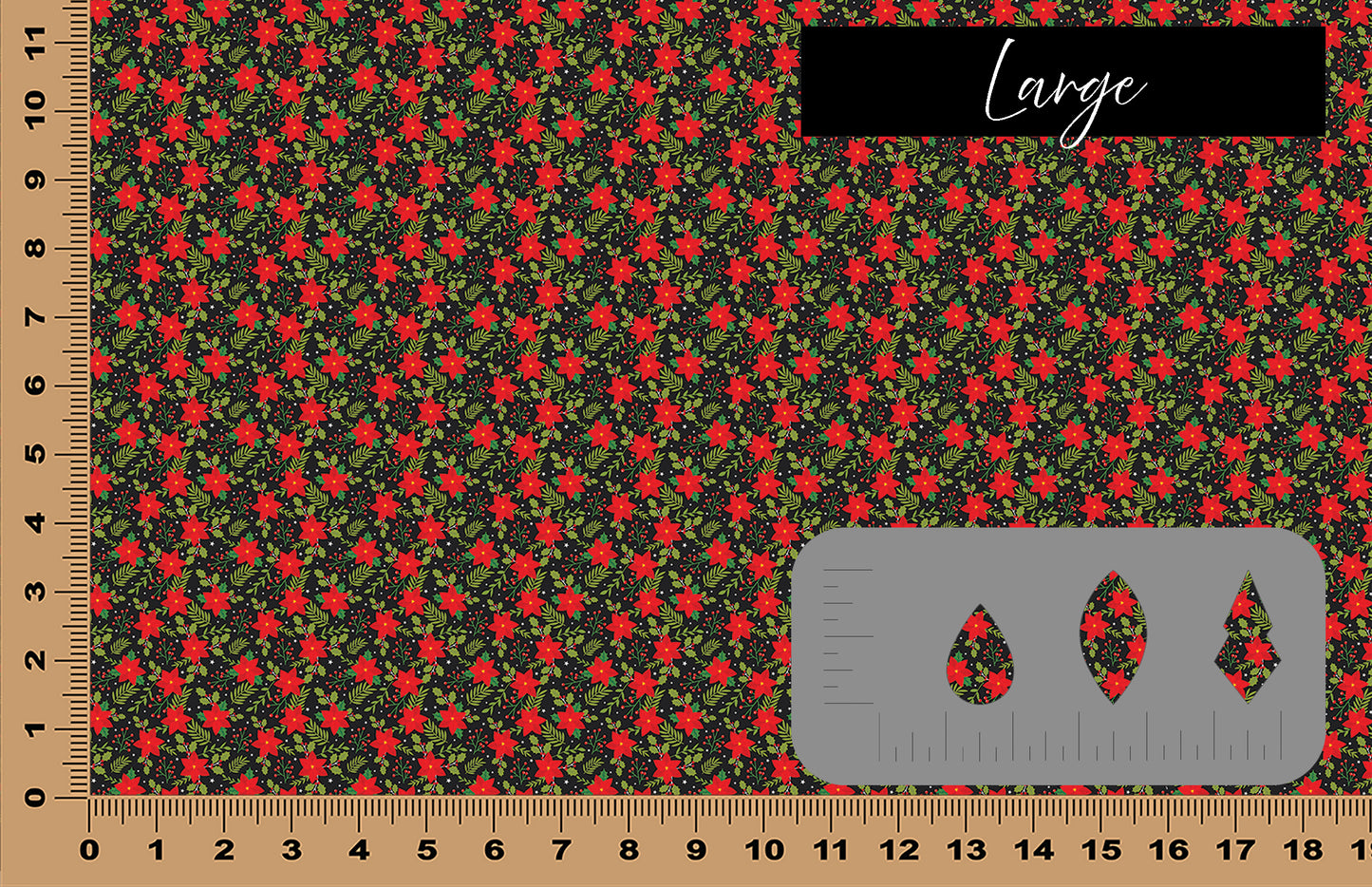 DecoCraft Christmas - Vintage Poinsettias