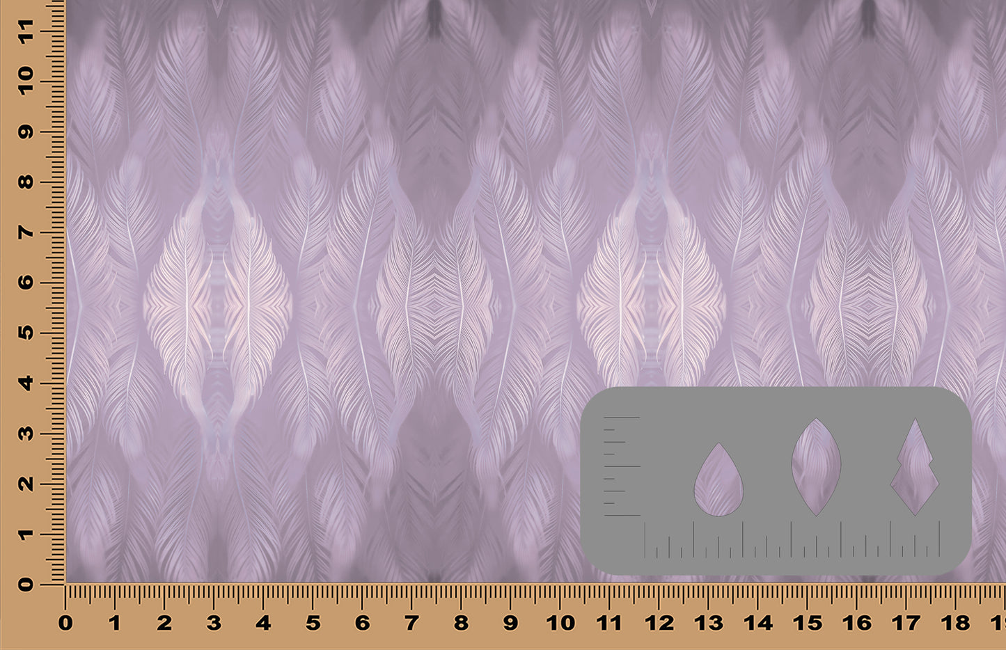 DecoCraft - Cherokee Rose - Style Sheet - Lavender, White, & Gray Feathers