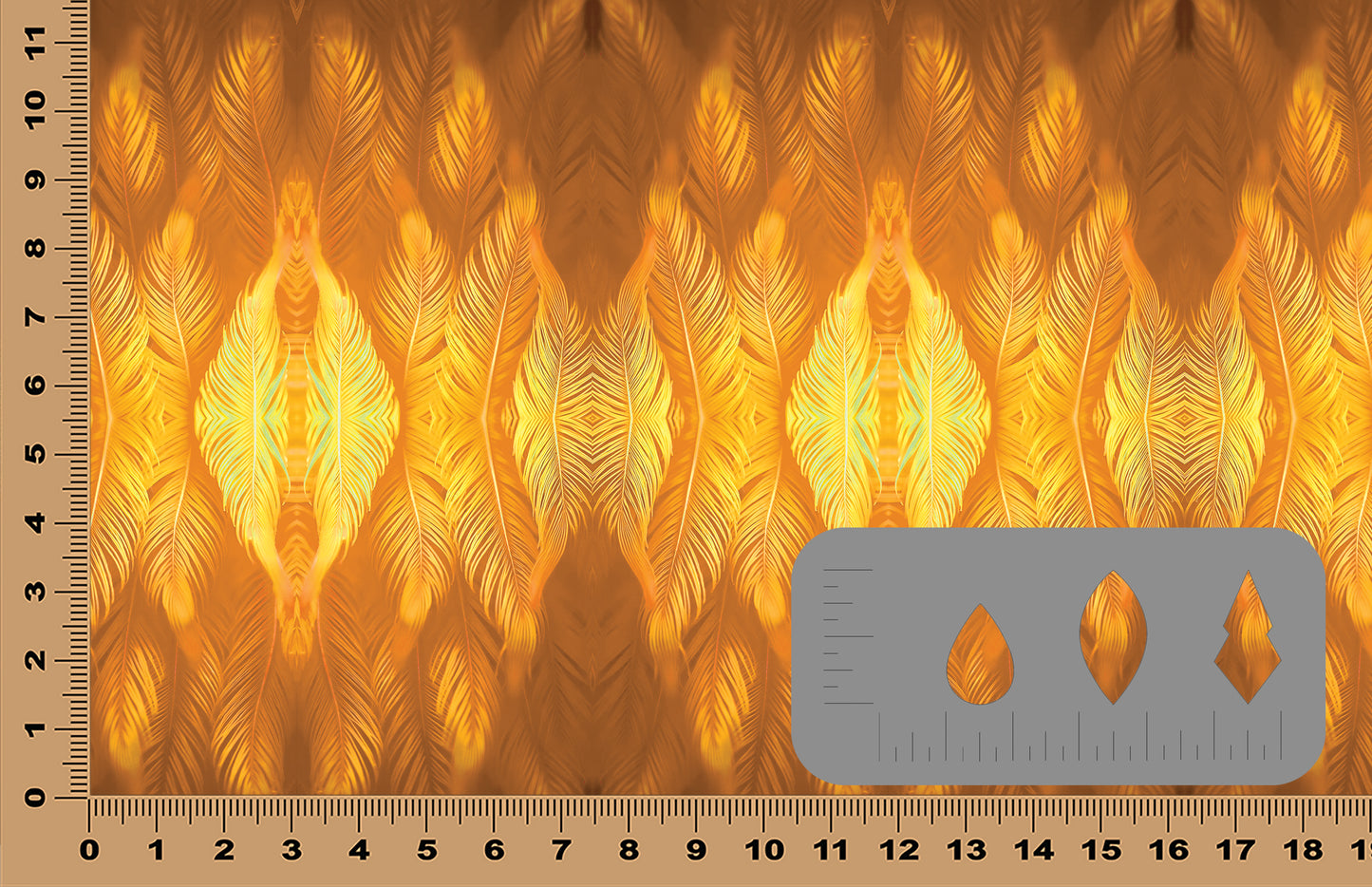 DecoCraft - Cherokee Rose - Style Sheet - Yellow Feathers