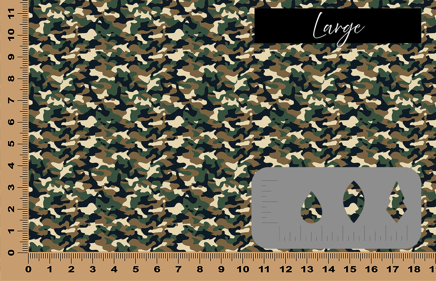 DecoCraft - Patterns - Green Camo
