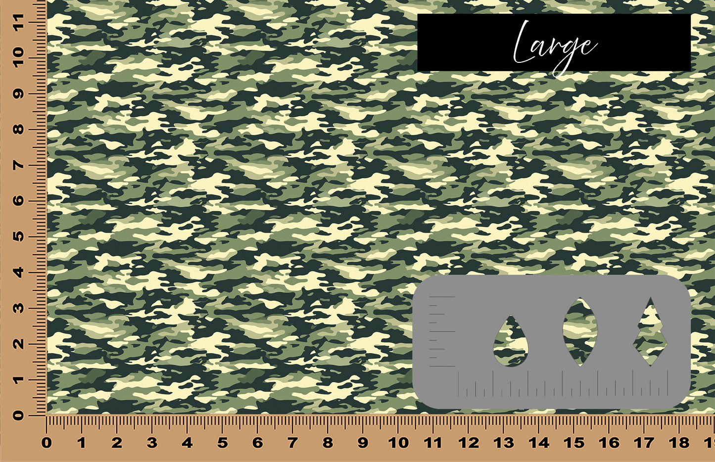 DecoCraft - Patterns - Light Green Camo