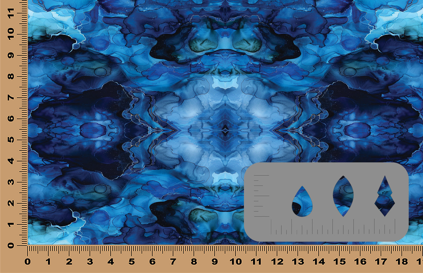 DecoCraft - Abstract - Dark Blue Alcohol Inks