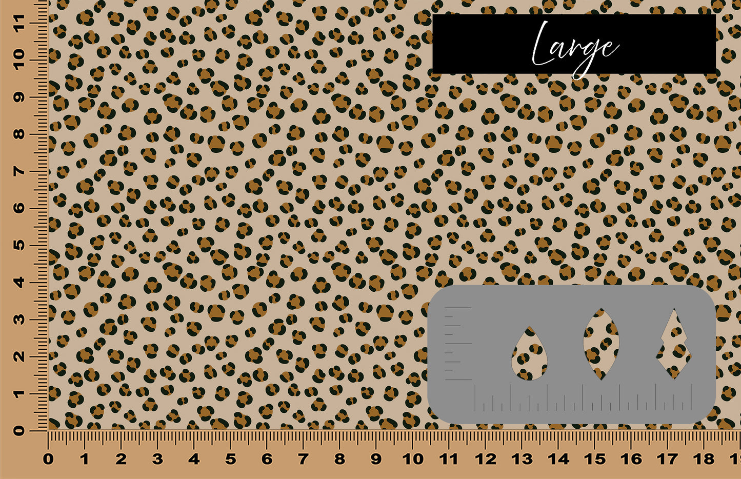 DecoCraft - Animals, Birds, & Bugs - Leopard Print II