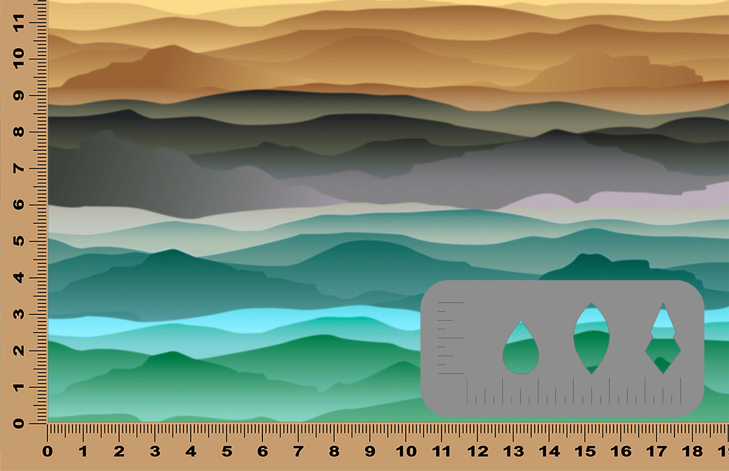 DecoCraft - Cherokee Rose - Style Sheet - Muted Fall Mountains