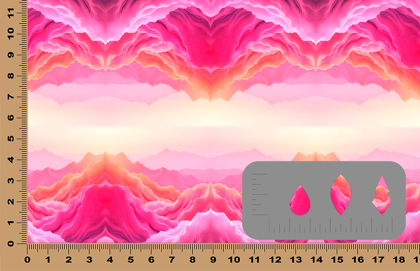 DecoCraft - Cherokee Rose - Style Sheet - Pink Vibrant Mountains