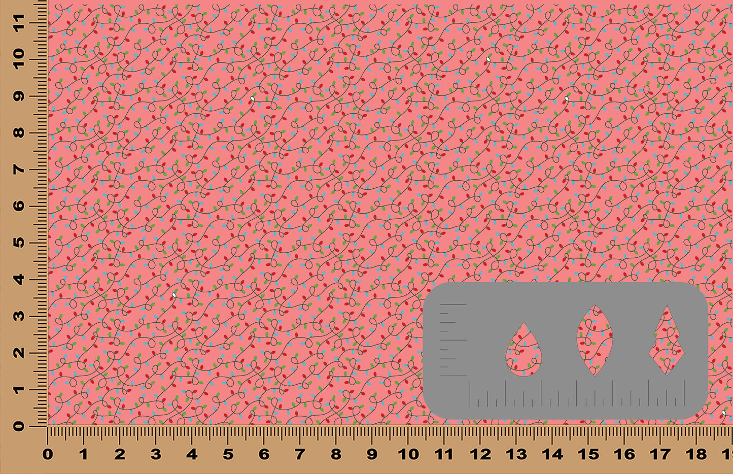 DecoCraft - Elevated Textures - Christmas - Multi-Colored Christmas Lights